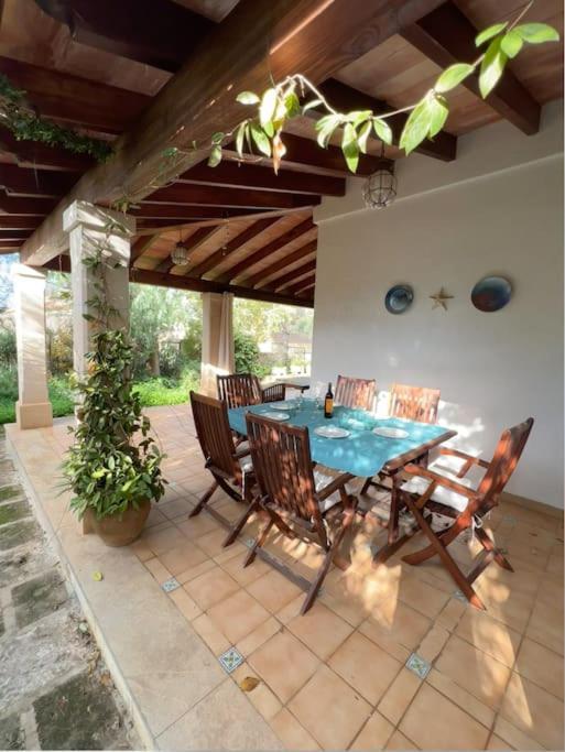 Chalet Con Piscina Sa Rapita Villa Exterior foto